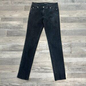 J. McLaughlin Black Skinny Jeans Women's Mid Rise Stretch, Denim R45